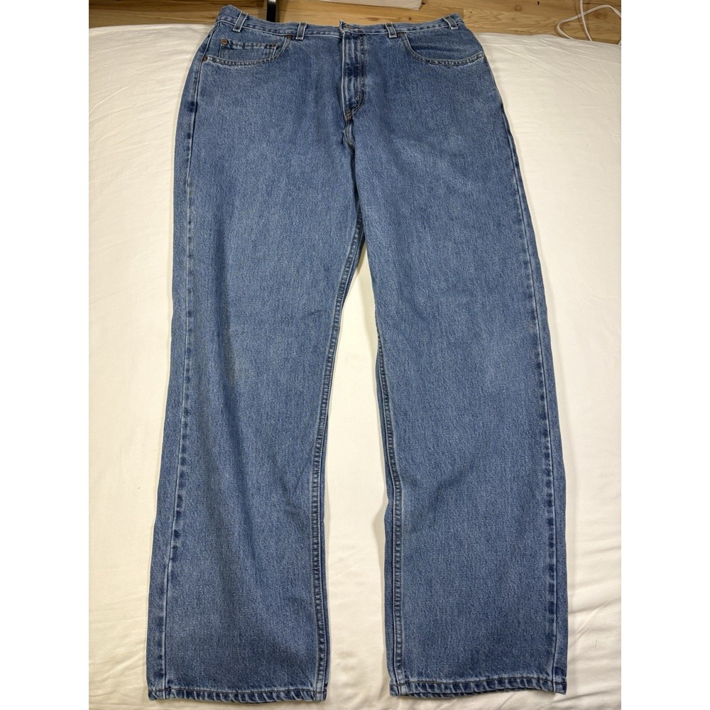 Vintage Levi's 569 Loose Straight Jeans Mens 36x32 Y2K Baggy Skater Blue Denim